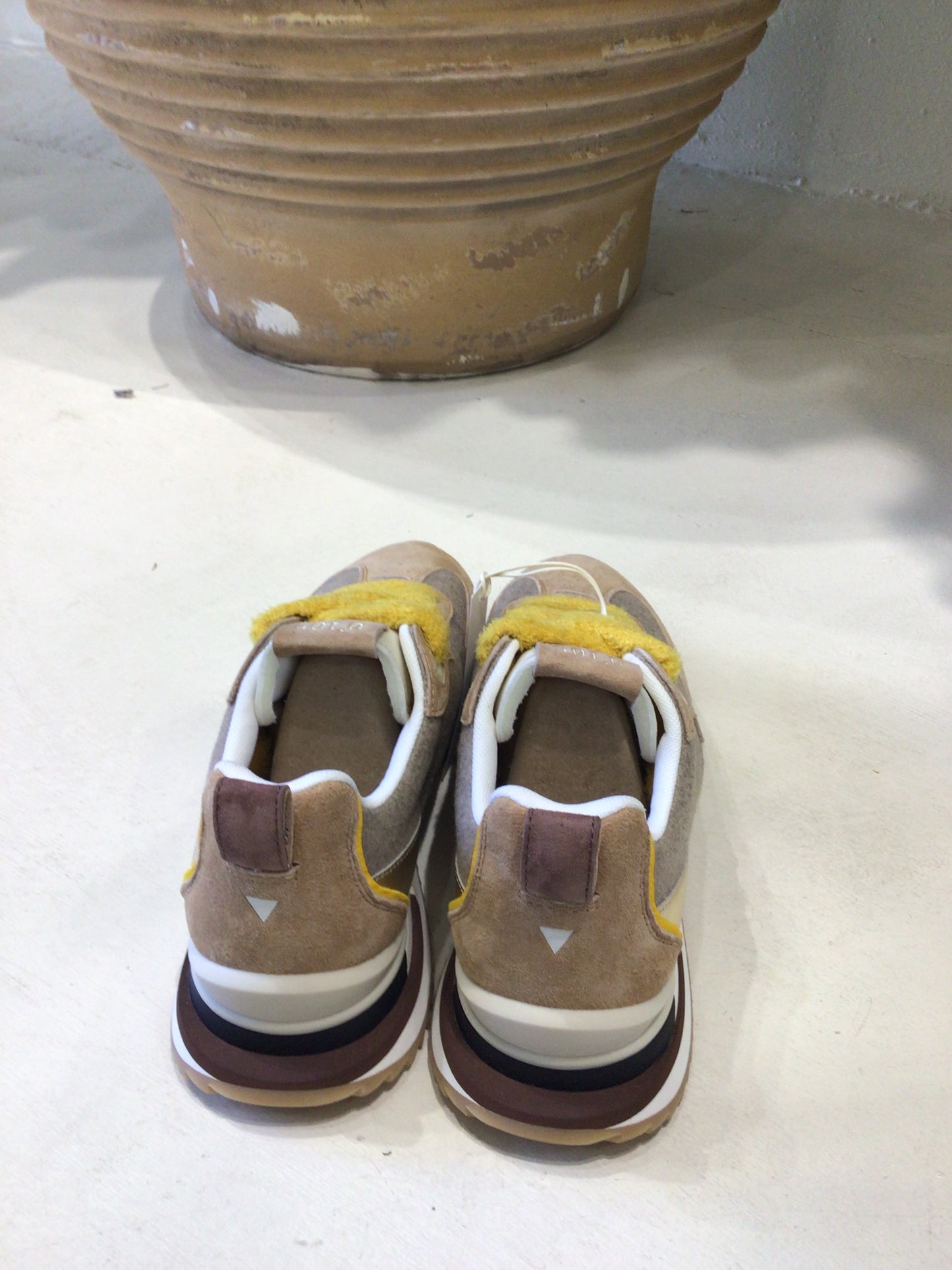 0’105 ZEROCENTCINO Lola Latte tan sneakers