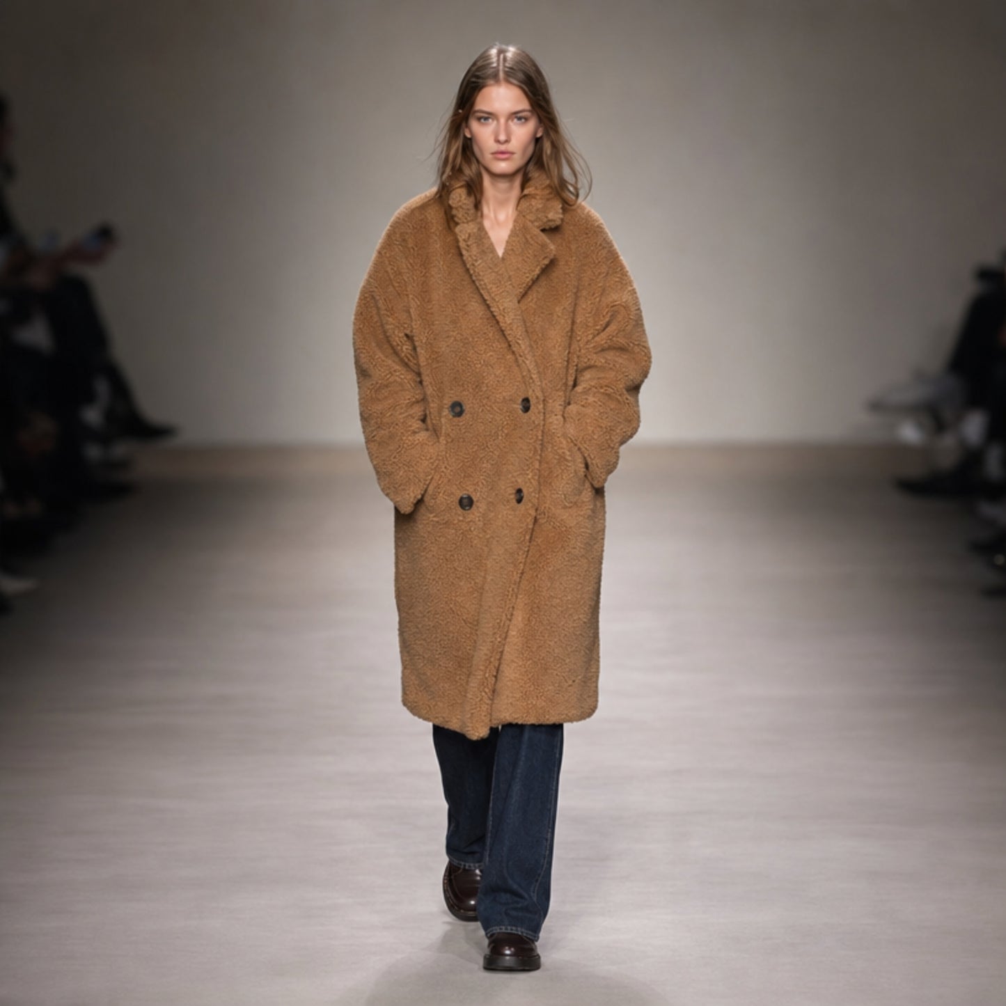 Teddy Bear jacket - Light Brown