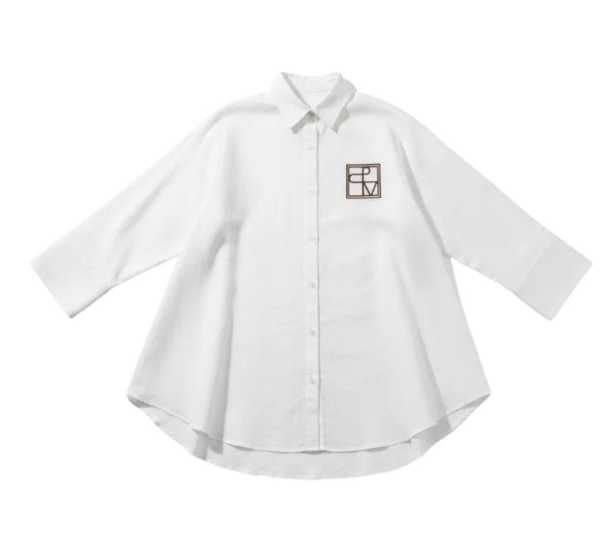 Nacida Shirt White Icon Logo