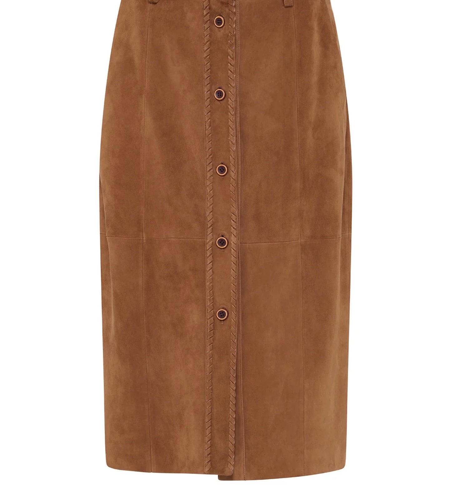 Mos Nola Suede Midi Skirt