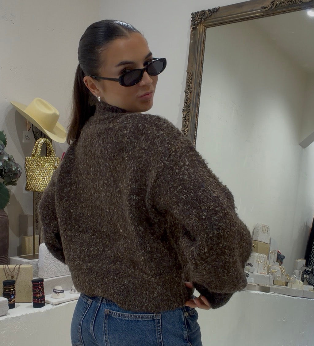 Brown Chunky Jumper