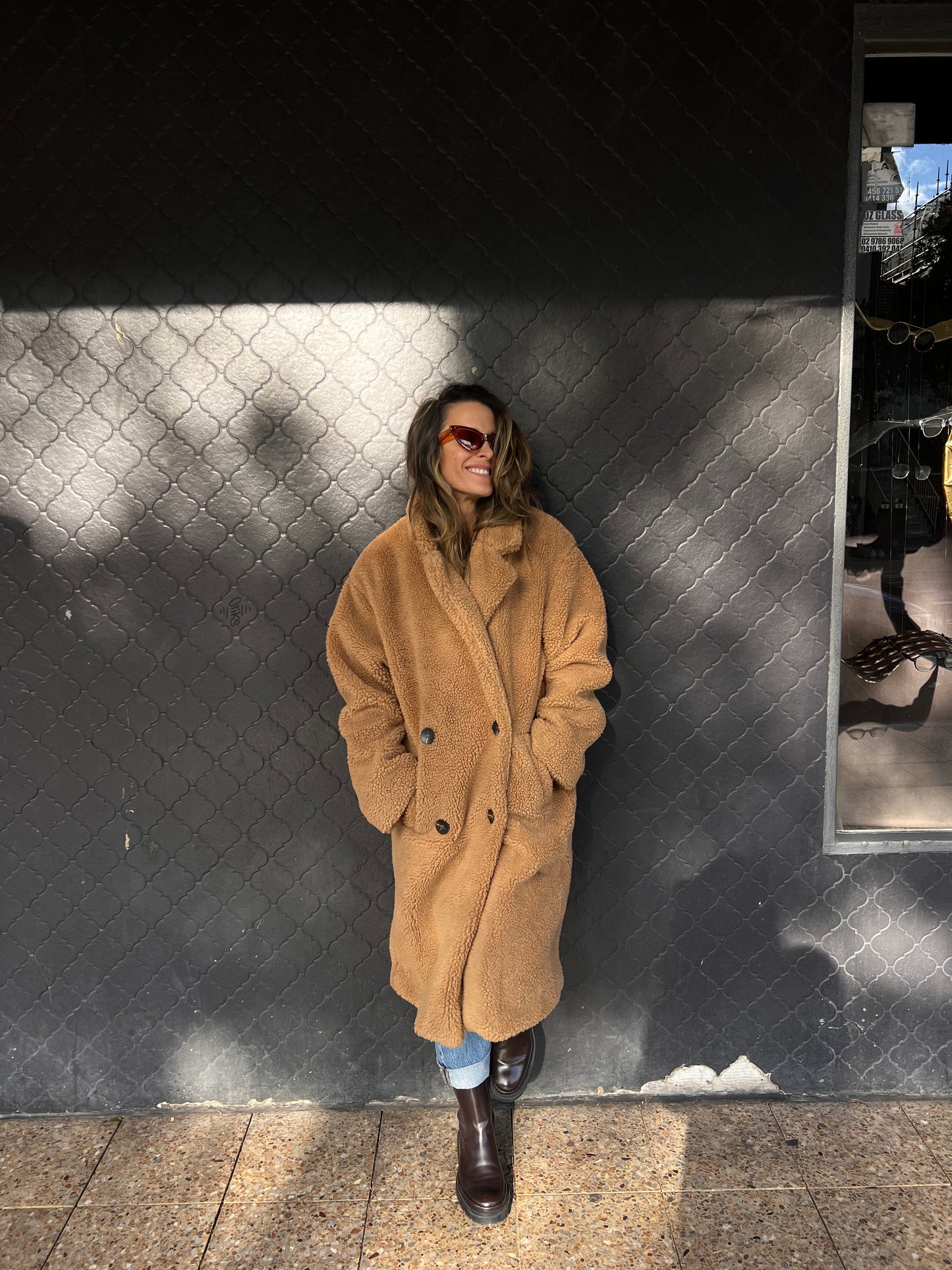 Teddy Bear jacket - Light Brown