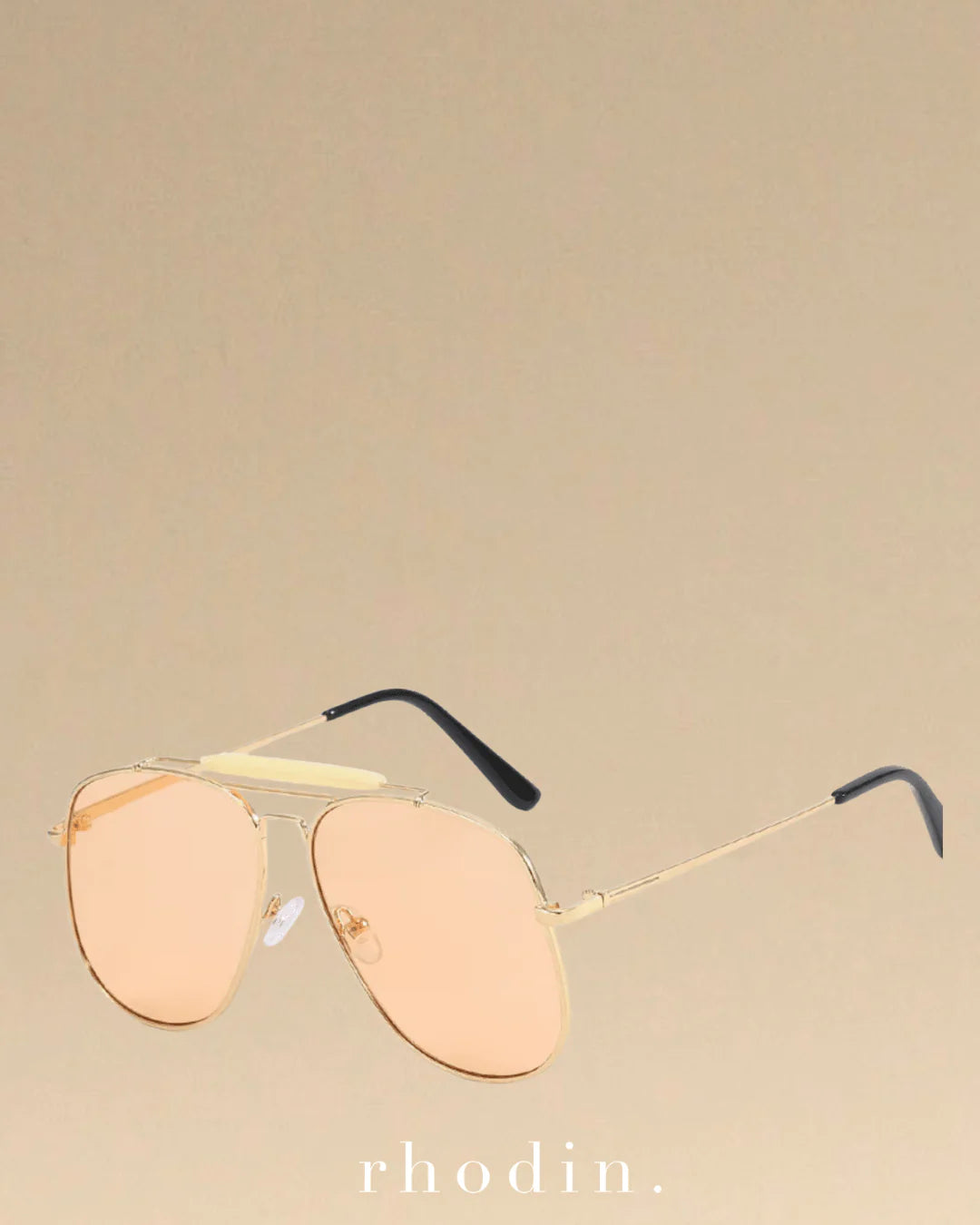 Rhodin Aviator Gold Alex Sunglasses
