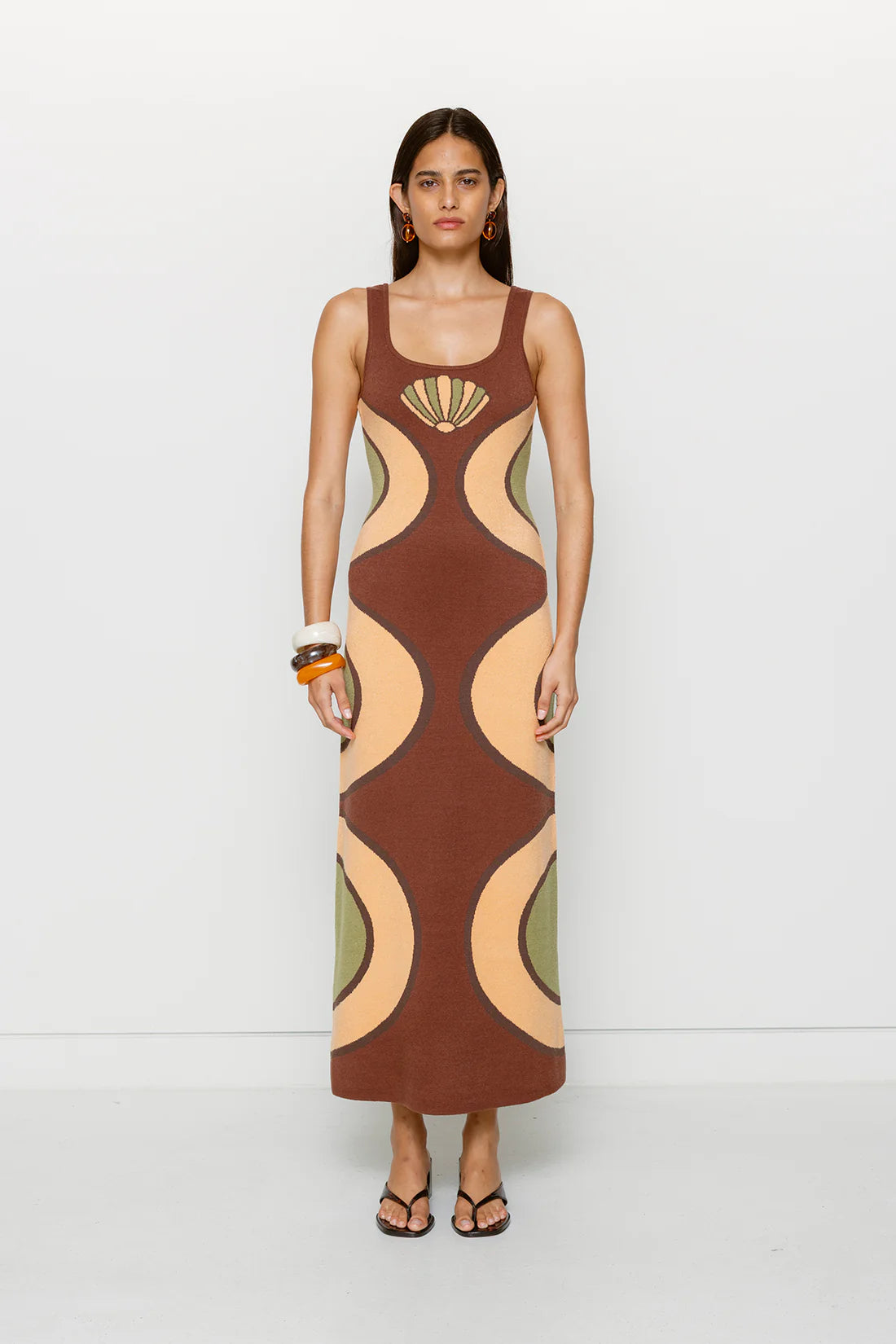 The Wolf Gang - Concha Knit Maxi Dress