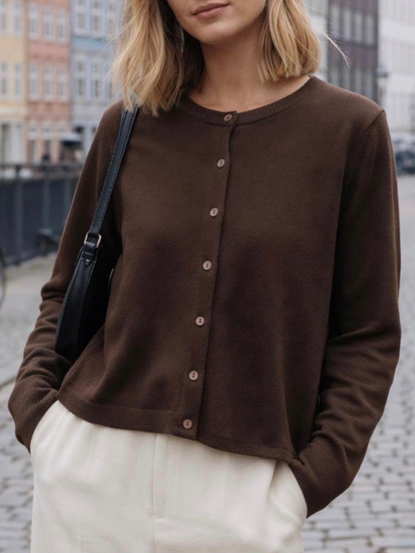 Lydia Cardigan – Chocolate