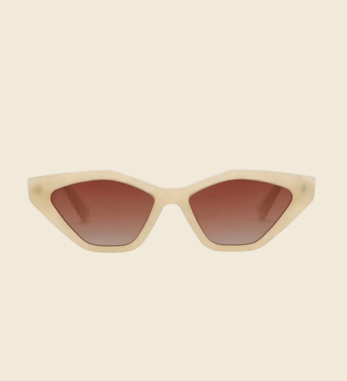 Rhodin Periwinkle Cream Sunglasses