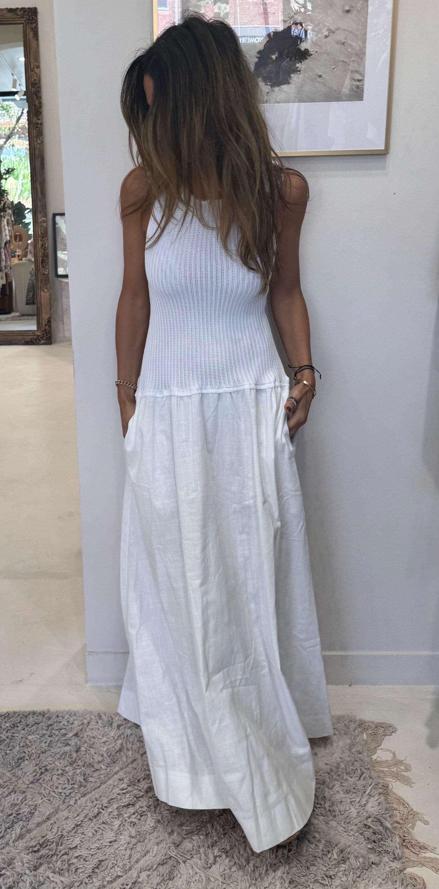 Du Soleil - Long Textured Dress