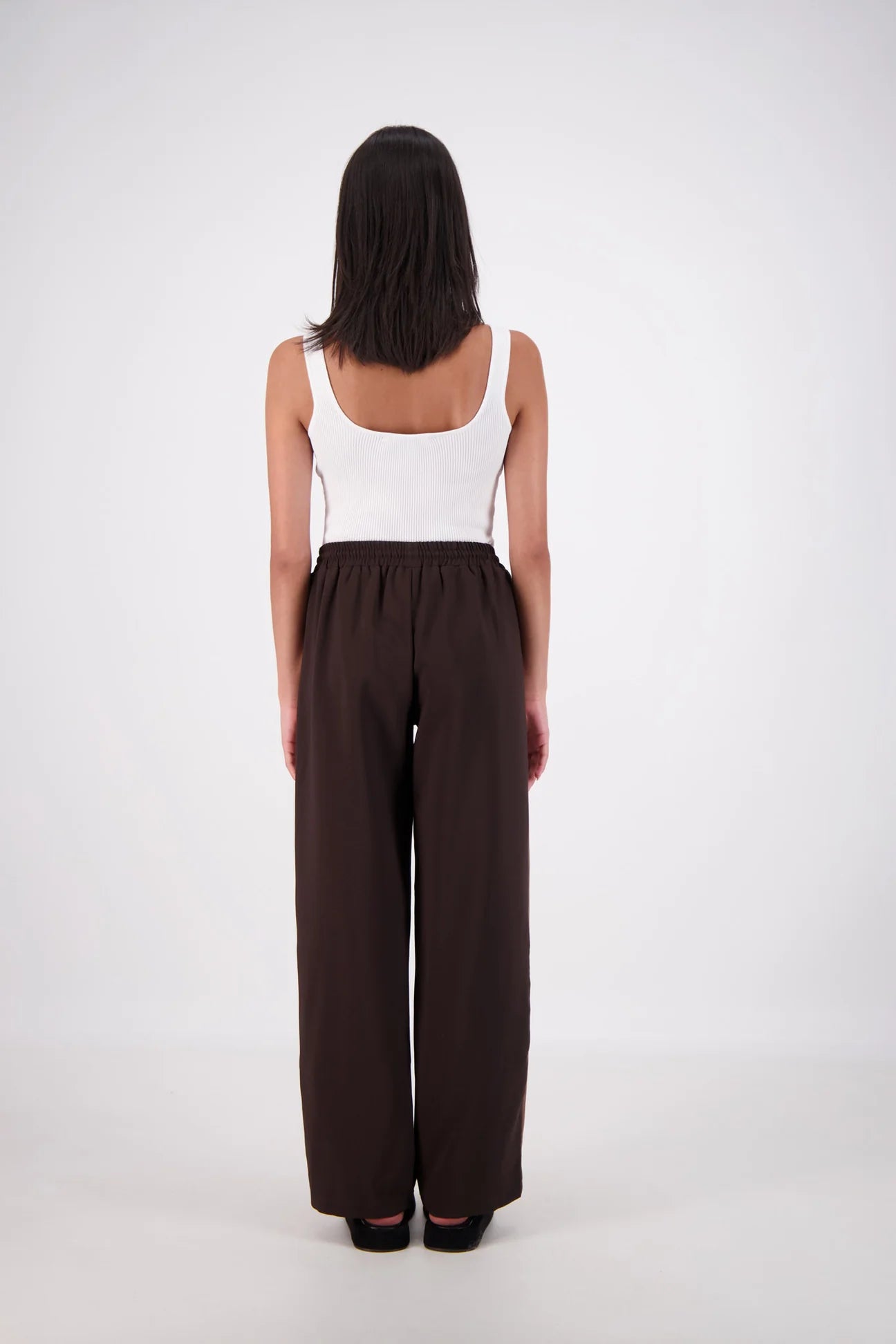 Jasmine Alexa Cassis Brown Trousers