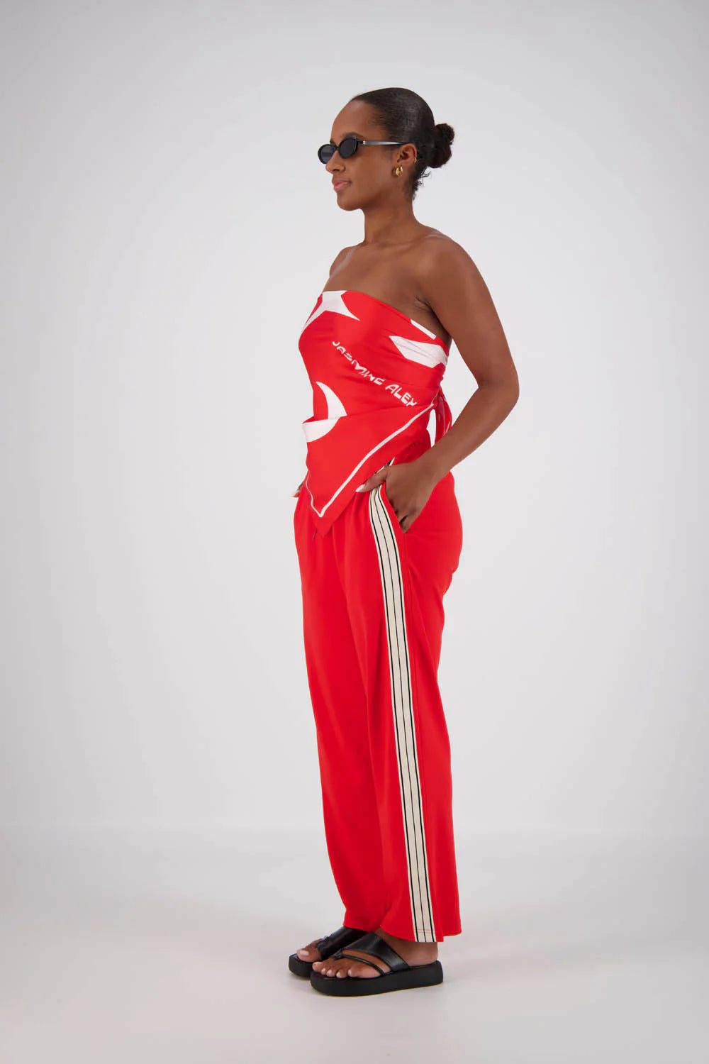 Jasmine Alexa Panarea Red Trackpant