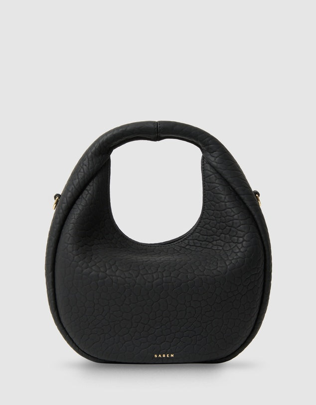 Saben Halle Black Bubble Mini Bag