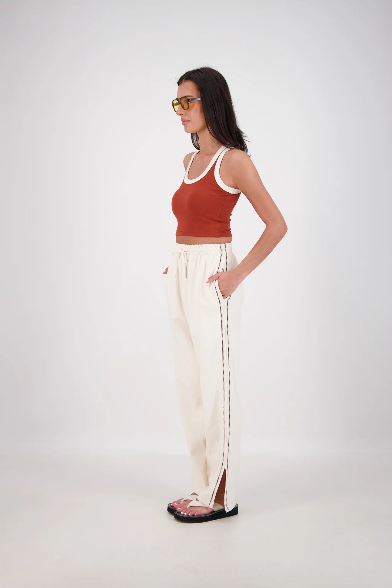 Jasmine Alexa Oatmeal Trackpants