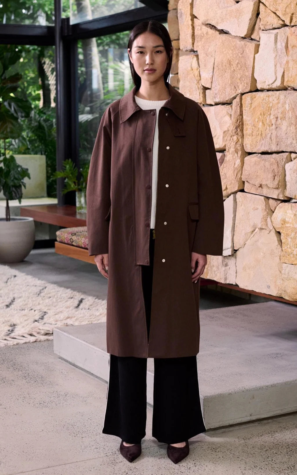 Little Lies Chocolate Shona Coat