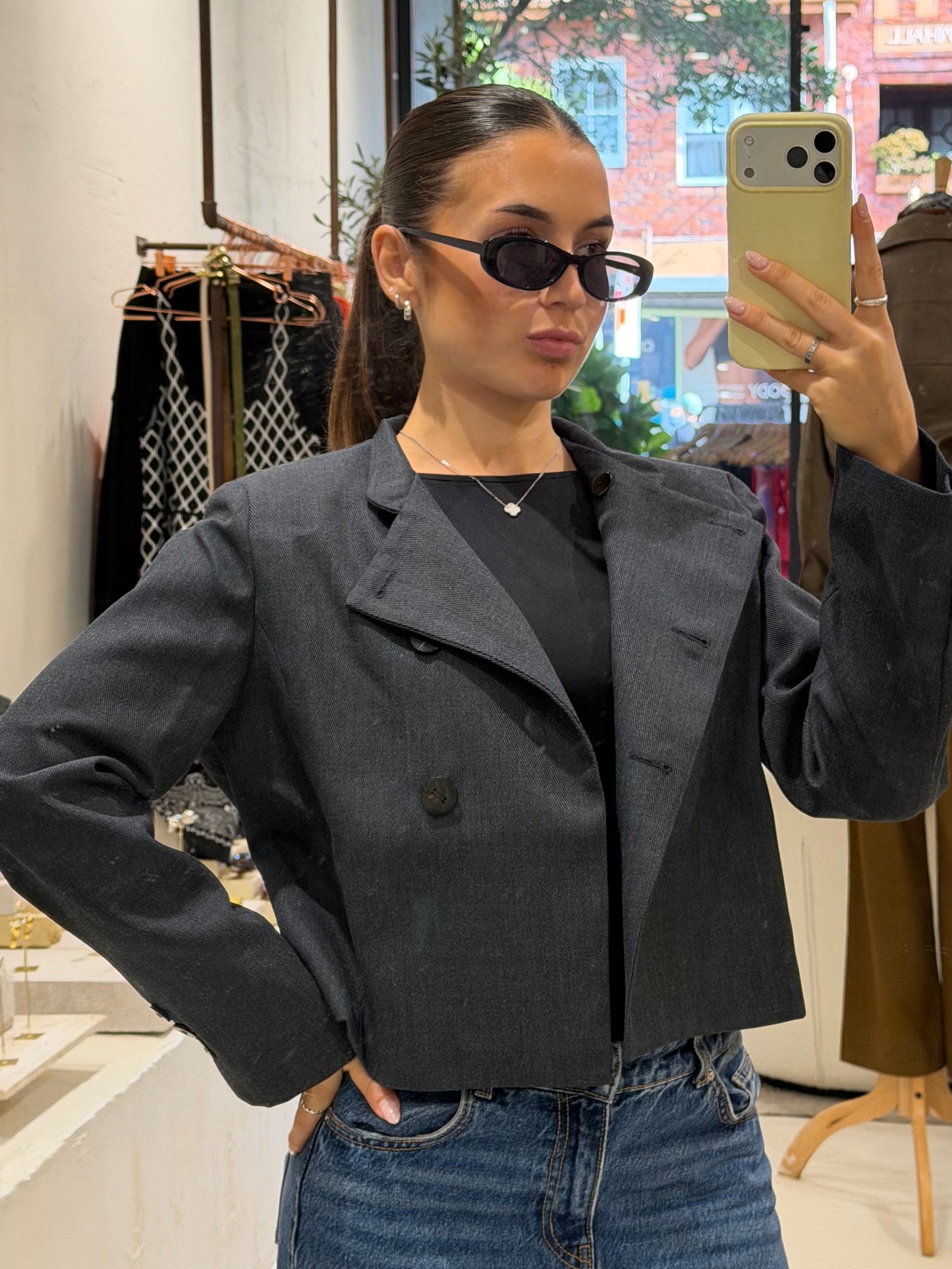 Cropped Blazer