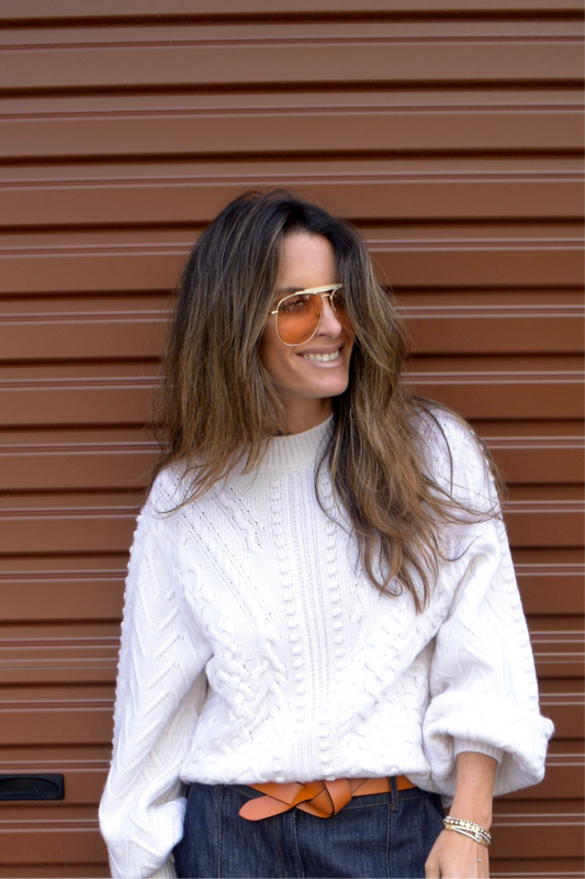 Rhodin Aviator Gold Alex Sunglasses