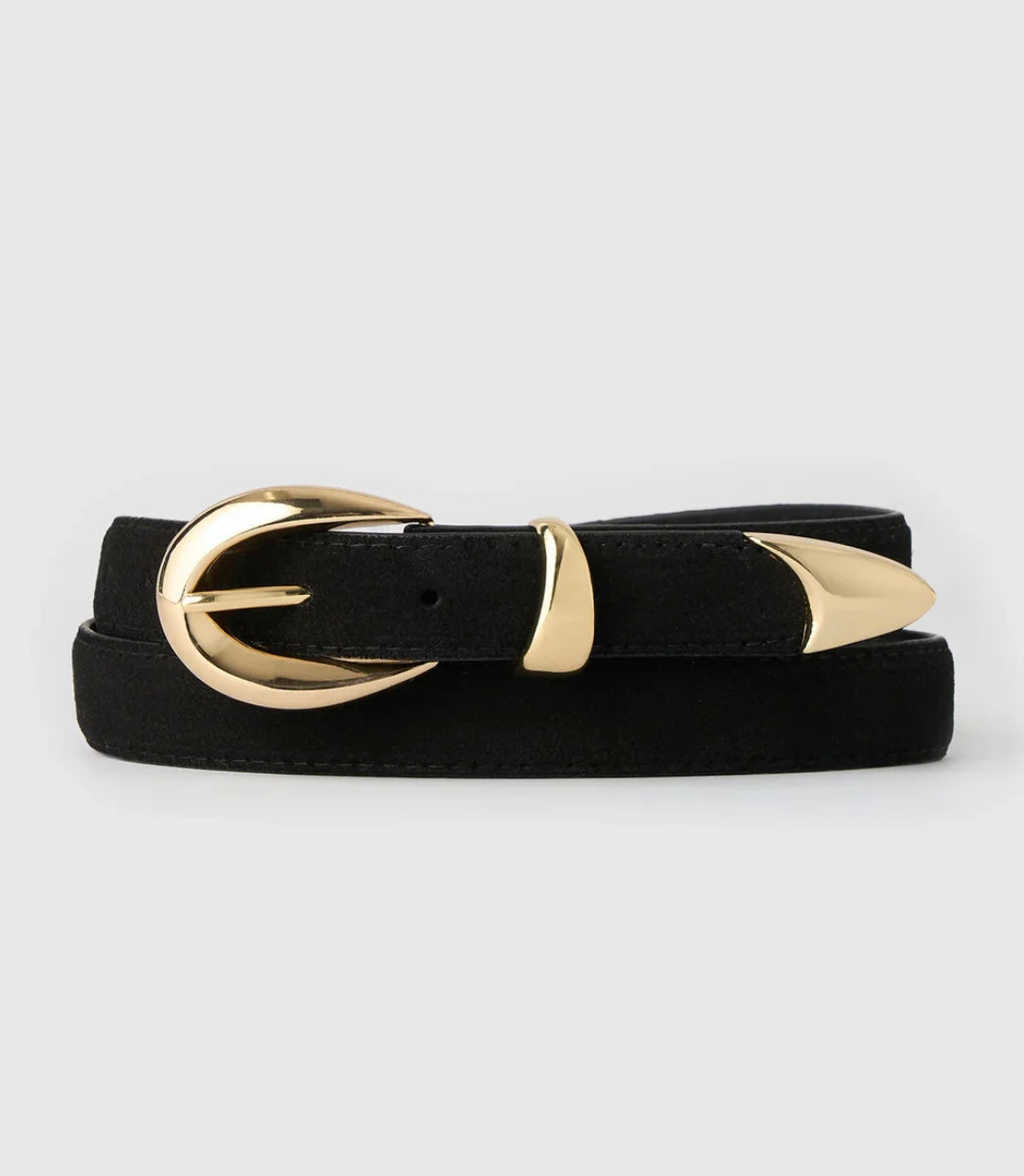 Ryder Belt Black/ Chocolate/ Cream / Rust