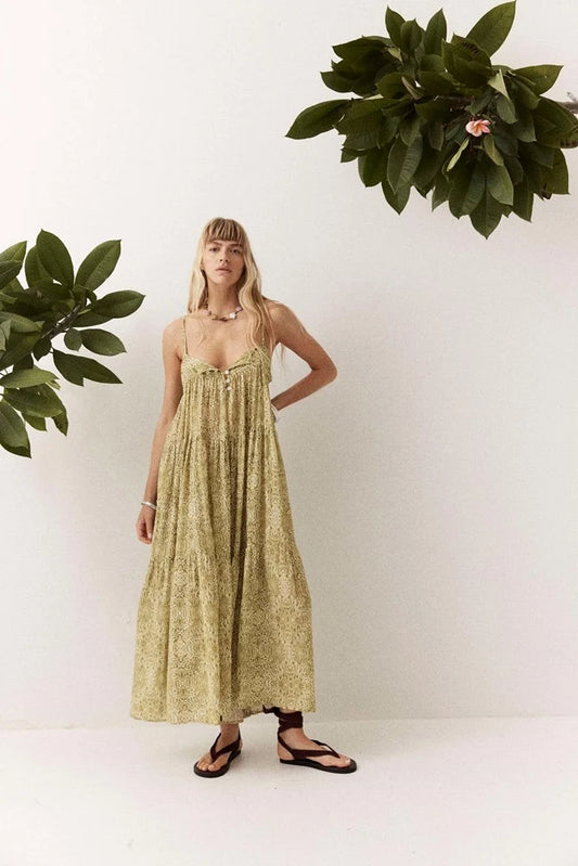 Kinga Csilla Viper Neroli Maxi Dress