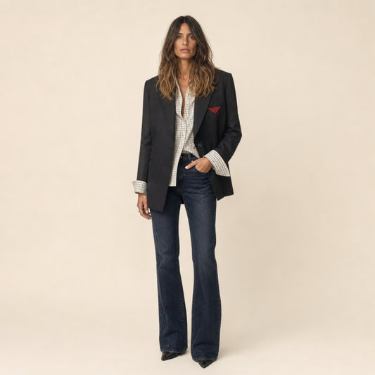 Mondara - Black & Red Blazer