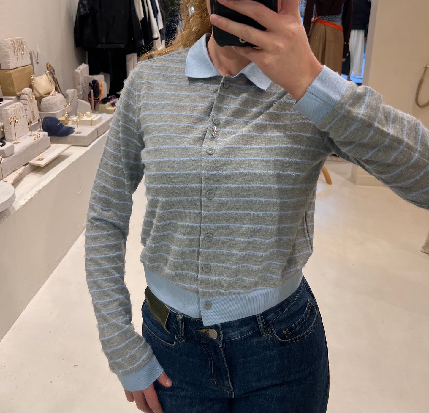 Blue Stripey Shirt