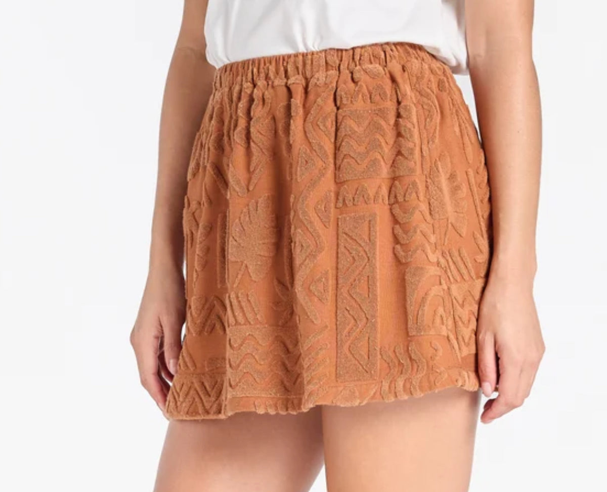 Poolside Paradiso Mai Tai skirt cinnamon