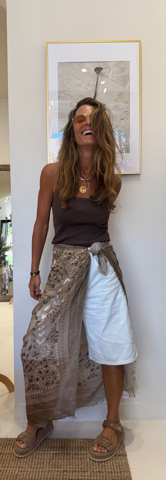 Thanne - Dime Piece Tank Top Brown