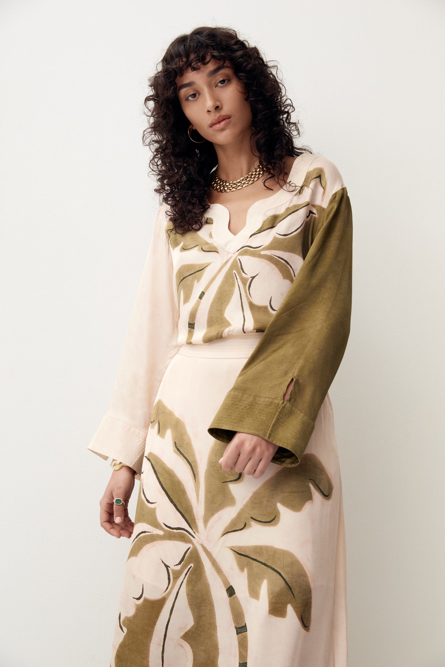MOS Lorena Print Blouse