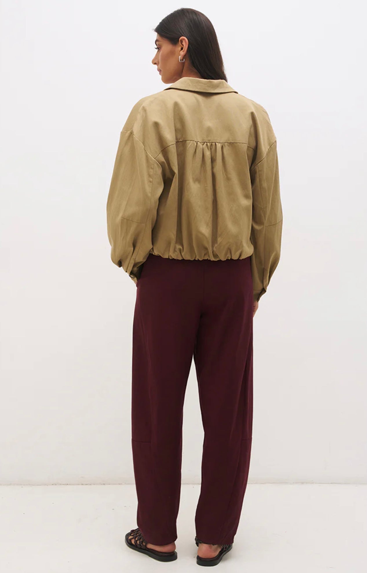 Alba Bomber Jacket Soft Khaki - Mon Renn