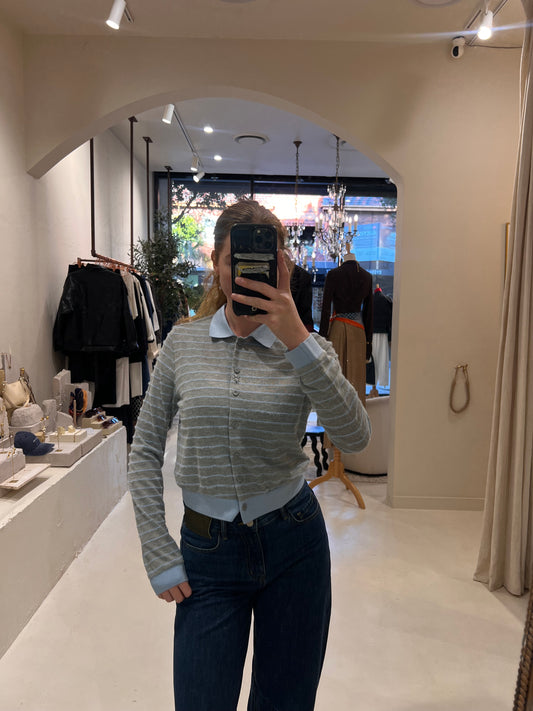 Blue Stripey Shirt