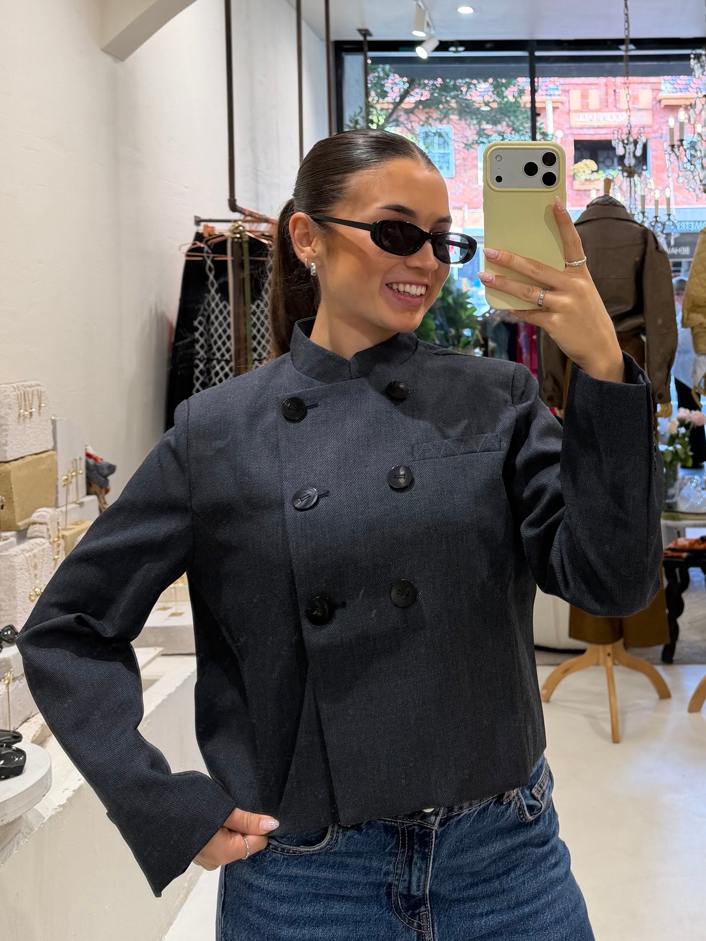 Cropped Blazer