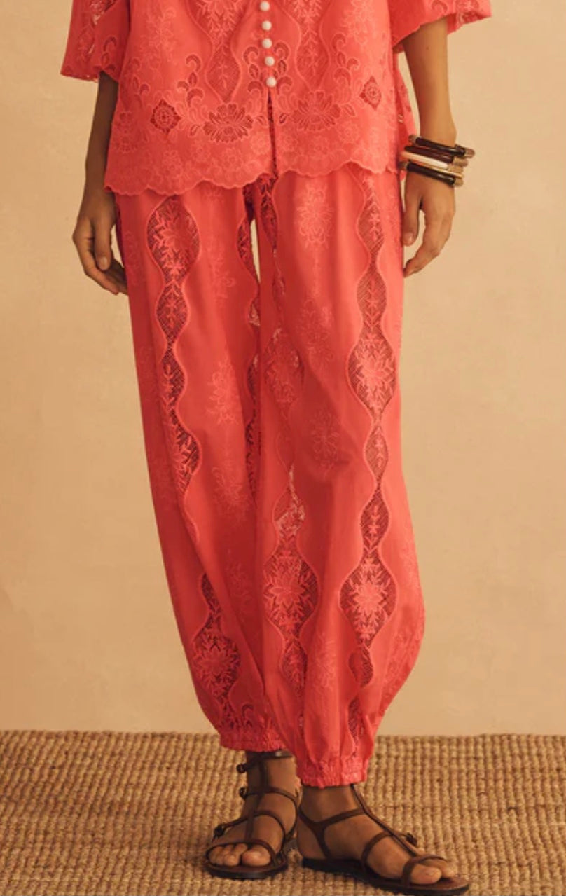 PRIMAROSA TRINA PLEATED HAREM PANT - Aur Ocea