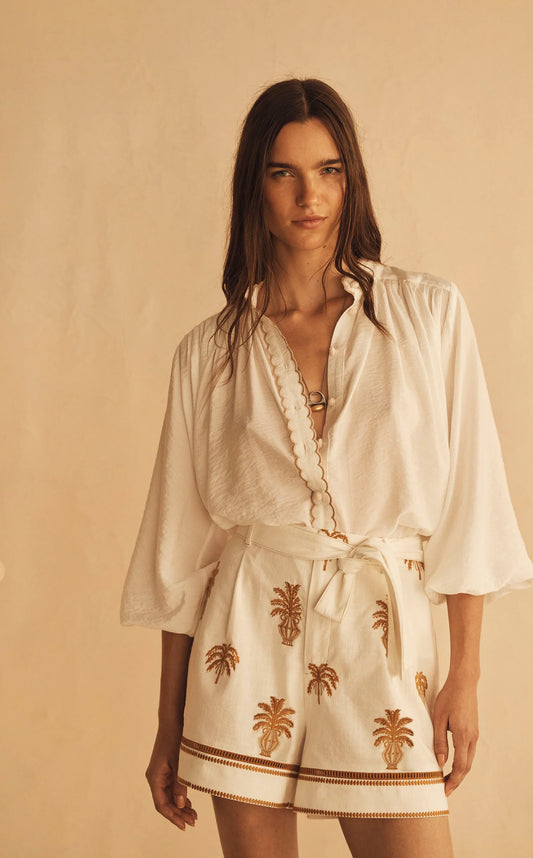 Aur Oceà Bianca Blouse