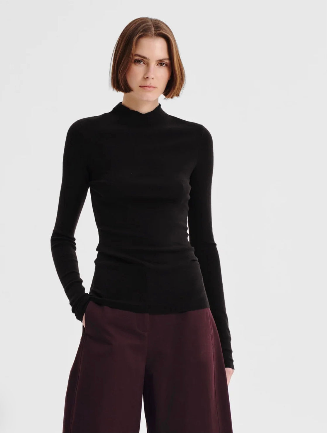 Talia L/S Merino Knit Top