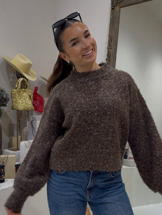 Brown Chunky Jumper