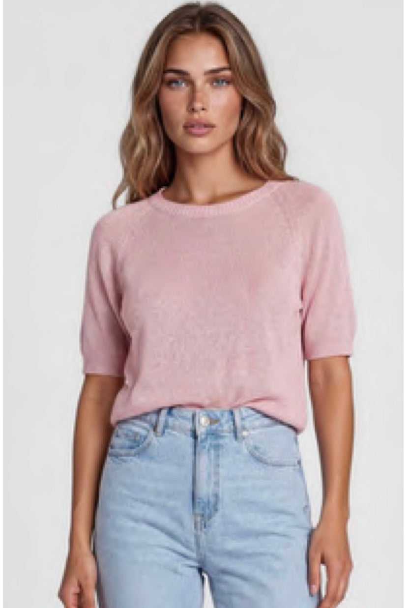 La Gemme - Romina - Short Sleeve Cotton Knit