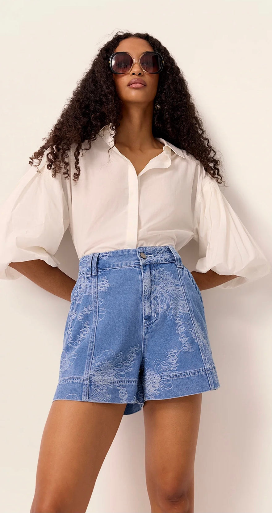 Elodie Denim Shorts - Mos