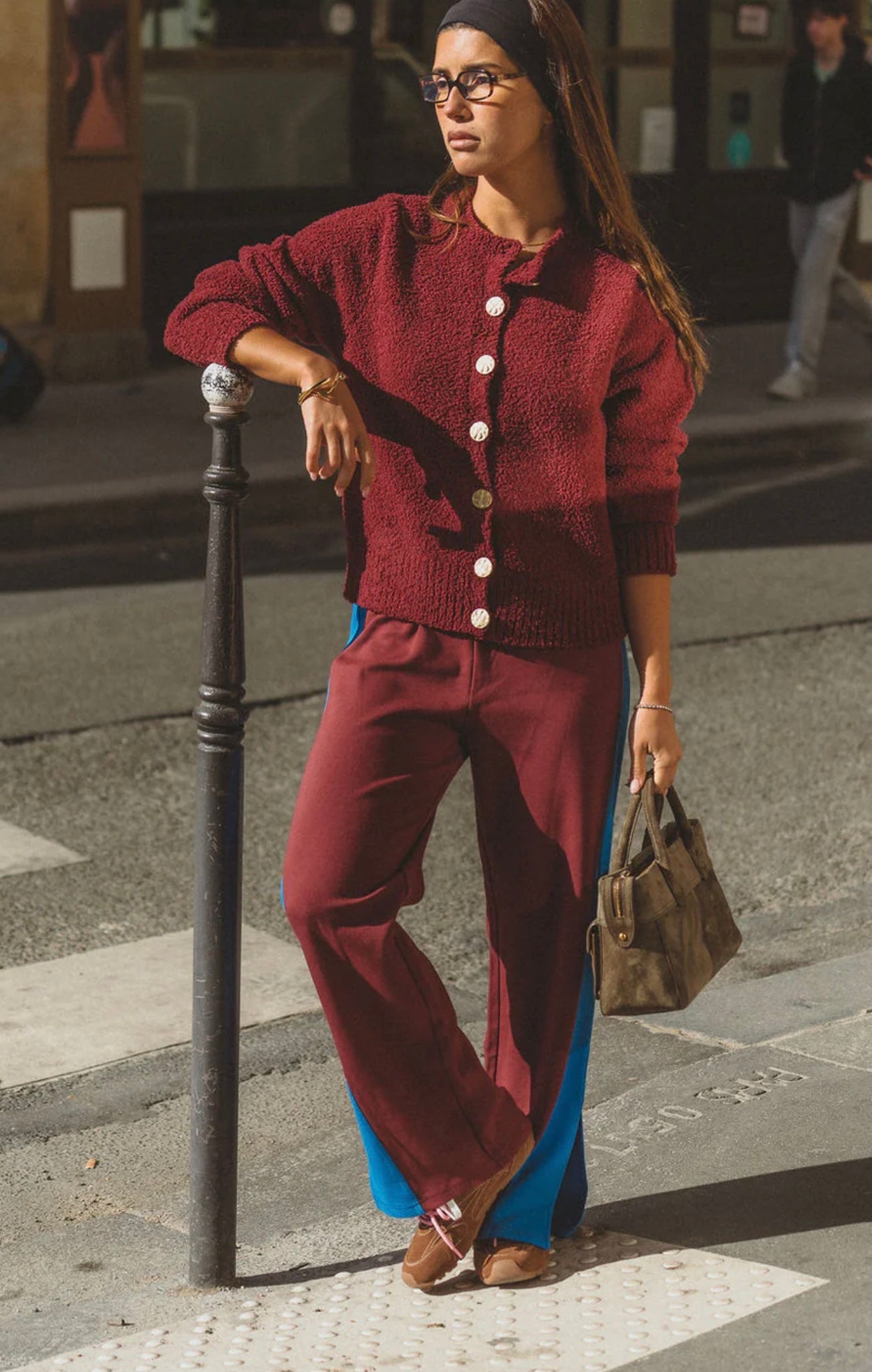 SAINT GERMAIN KNIT PANT CHOCOLATE TRUFFLE
