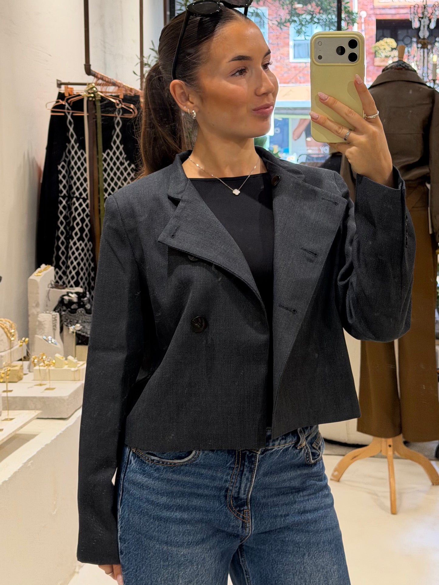 Cropped Blazer