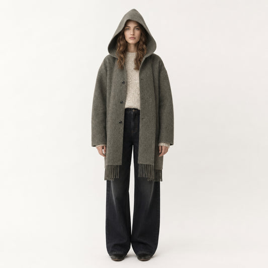 Mondara - Jacket with Hood Scarf