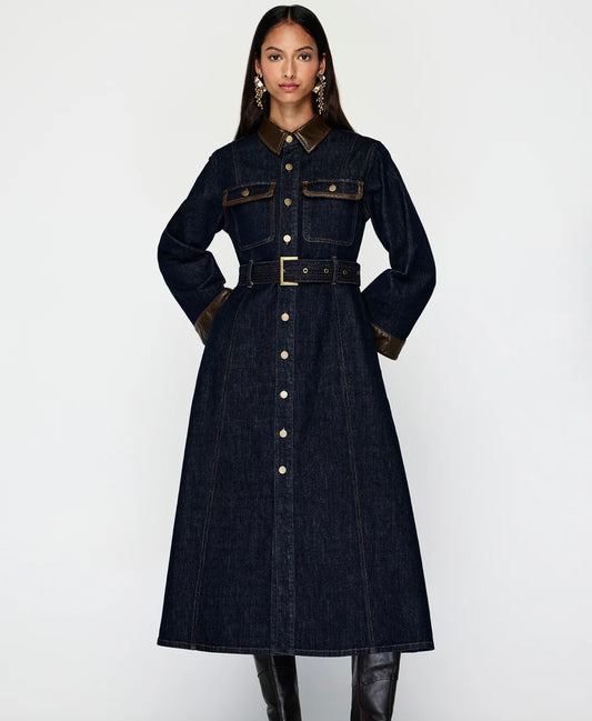 Mos - Nia Denim Midi Dress