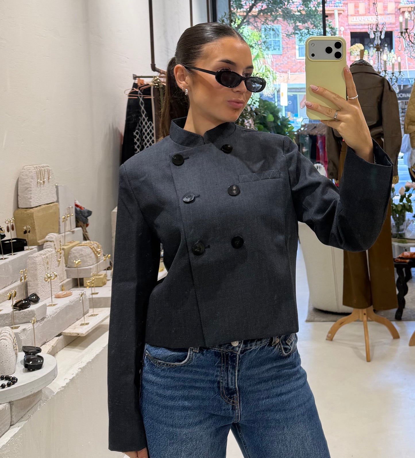 Cropped Blazer
