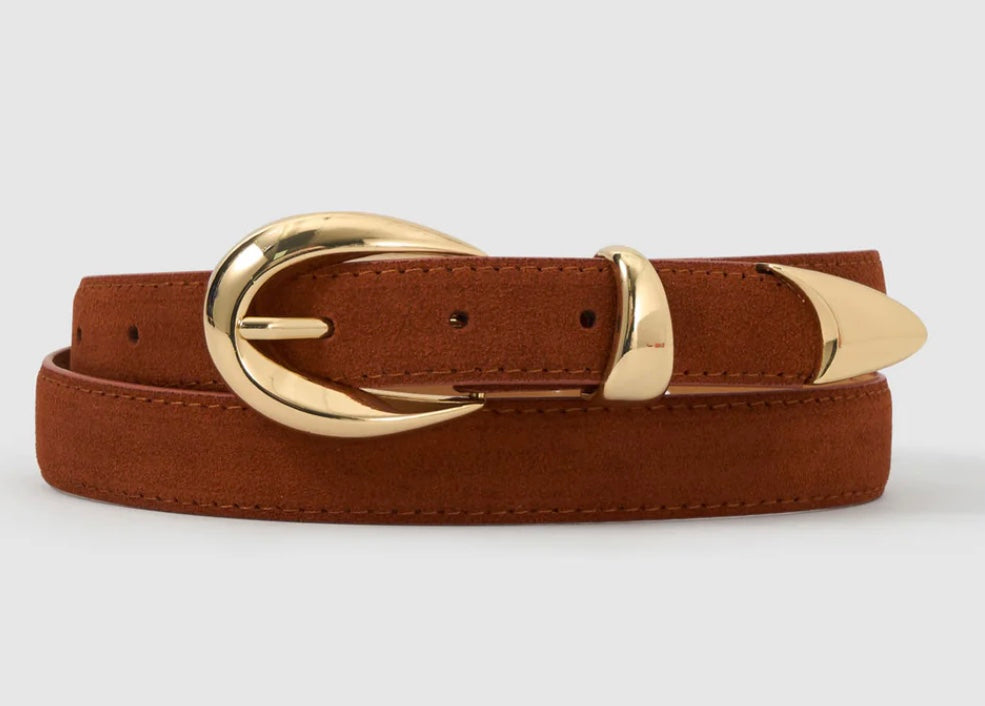Ryder Belt Black/ Chocolate/ Cream / Rust