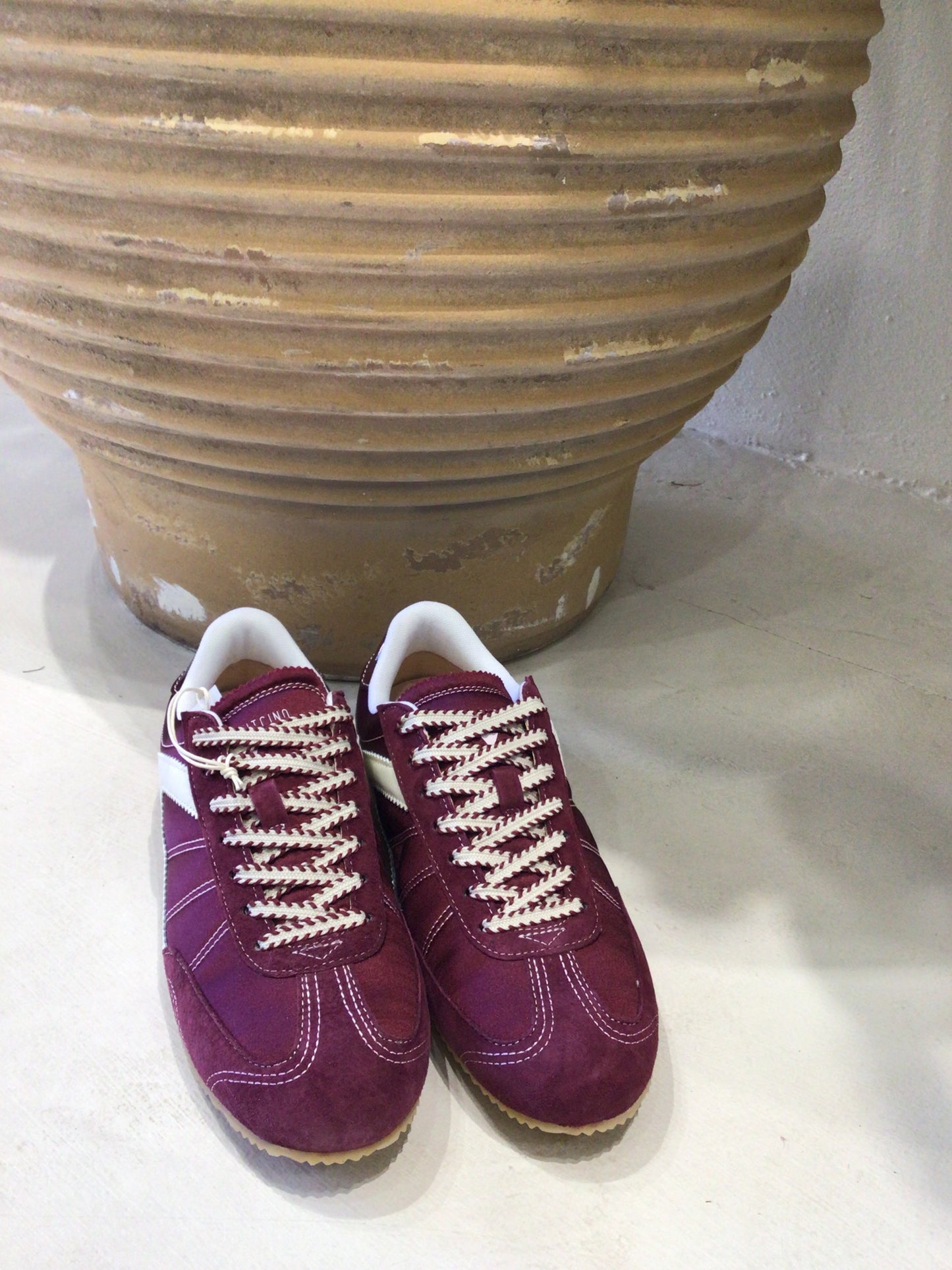 0’185 ZEROCENTCINO Nelly Sneakers in Grenat