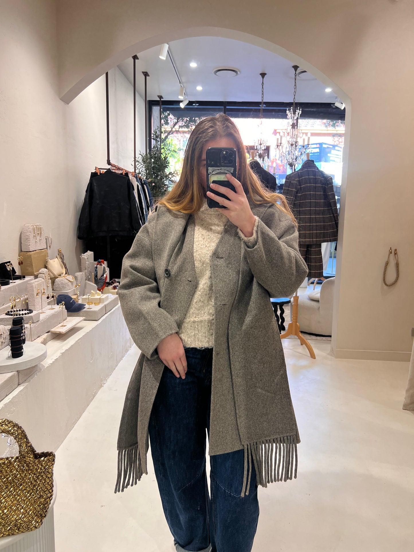 Mondara Jacket with Hood Scarf