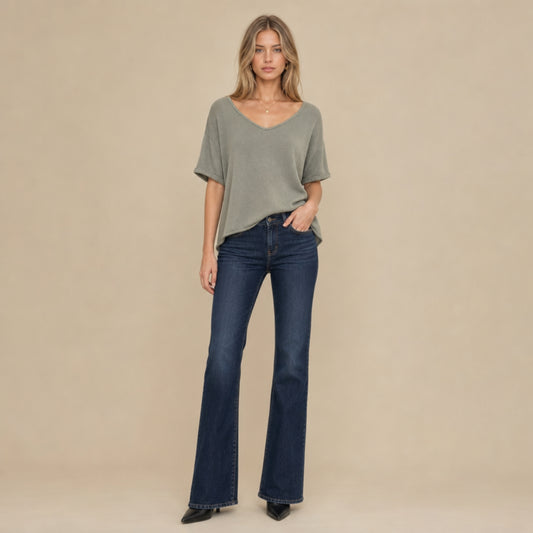 Green knit top - Little lies
