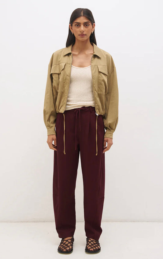 Alba Bomber Jacket Soft Khaki - Mon Renn