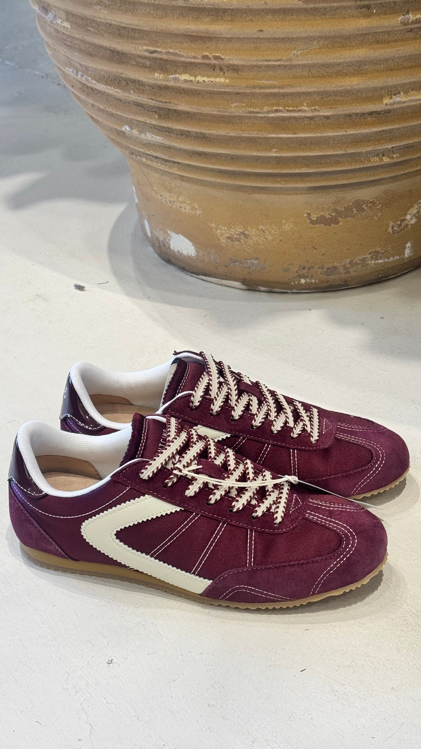0’185 ZEROCENTCINO Nelly Sneakers in Grenat