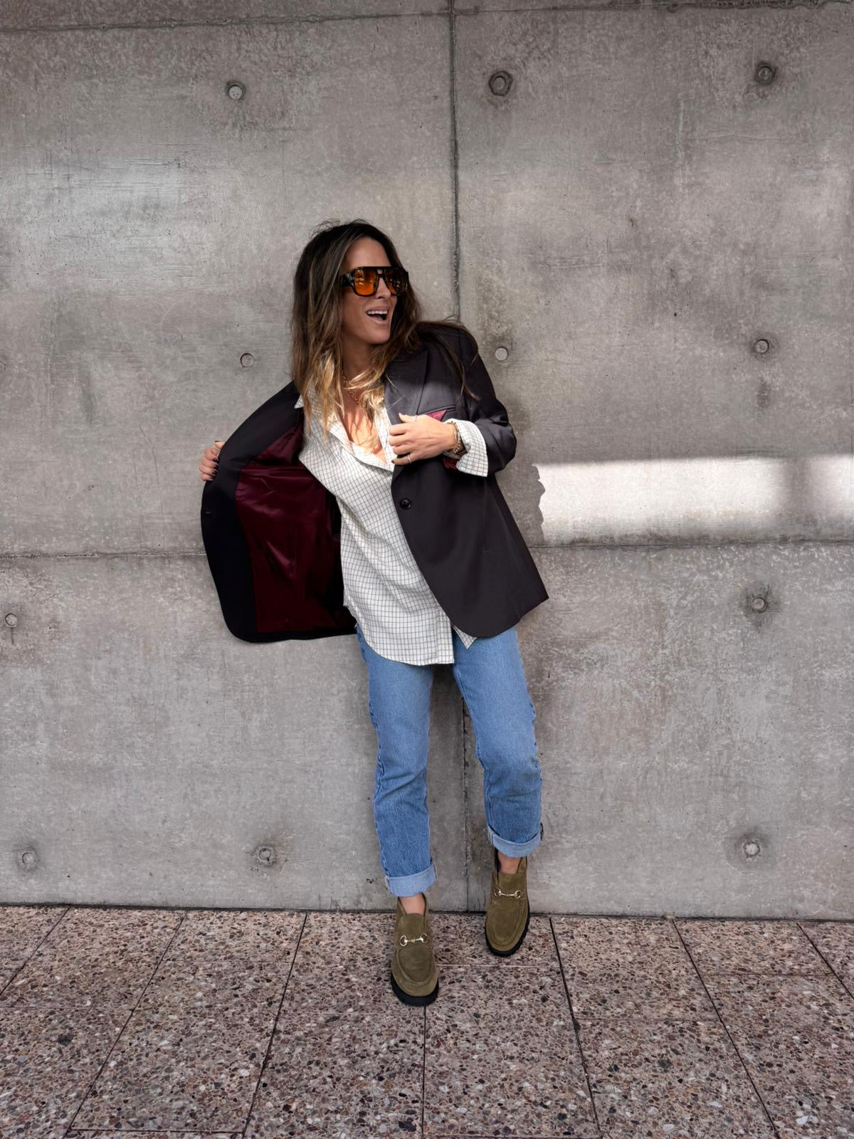 Mondara Black & Red Blazer