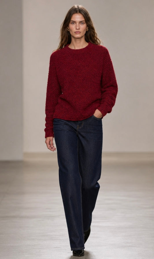 Little Lies - Red Knit