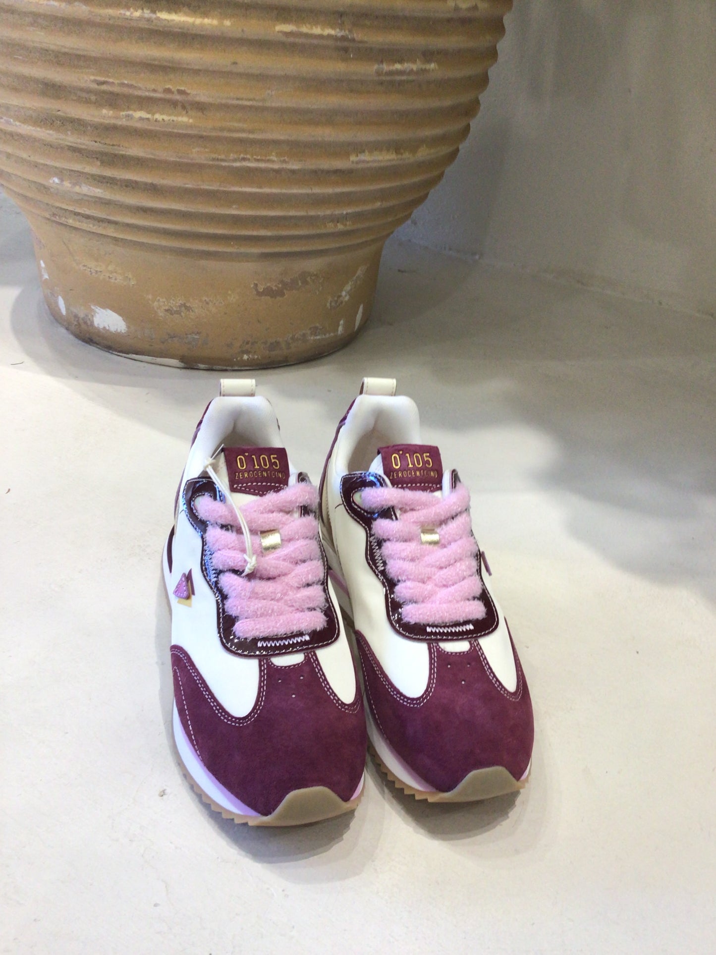 0’105 ZEROCENTCINO Lenox sneakers bergundy