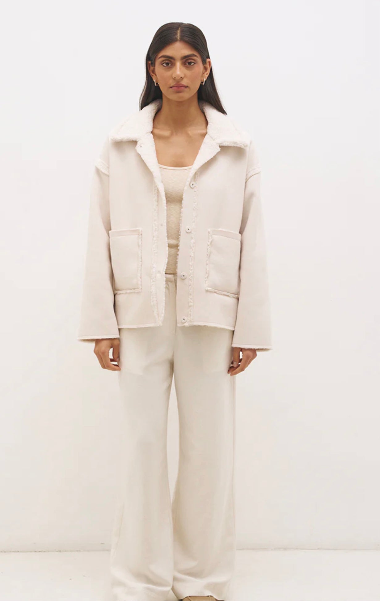 Skadi Reversible Jacket Cream - Mon Renn