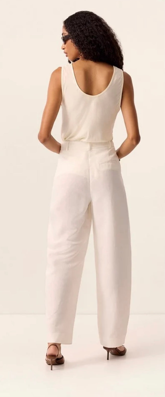 Cecilia Barrel Leg Pants - Mos
